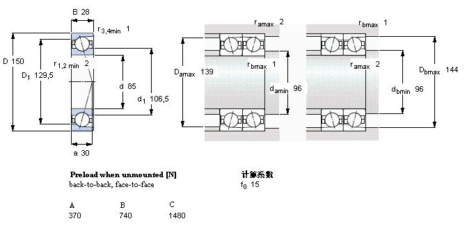 鑫宙國際貿(mào)易(上海)有限公司進(jìn)口7217B·O軸承樣本圖